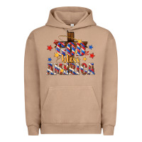 Pigment Burro god bless america Urban Hoodie - texasbilliewilder
