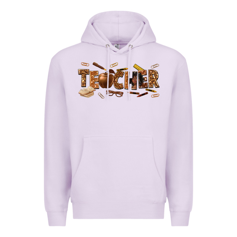 Melanin Teacher Premium Hoodie by texasbilliewilder | Teevron