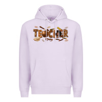 Lilac melanin teacher Premium Hoodie - texasbilliewilder