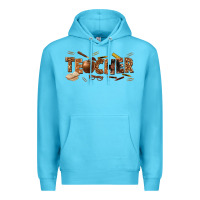 Ocean Blue melanin teacher Premium Hoodie - texasbilliewilder