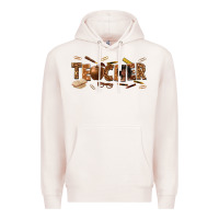 Pale Pink melanin teacher Premium Hoodie - texasbilliewilder