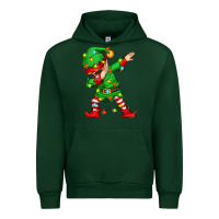 Forest Green dabbing elf Urban Hoodie - Zillion Design Studio