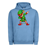 Pigment Pebble Blue dabbing elf Urban Hoodie - Zillion Design Studio
