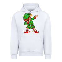 White dabbing elf Urban Hoodie - Zillion Design Studio