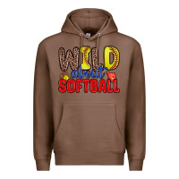 Chestnut wild about softball Premium Hoodie - Zillion Design Studio