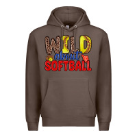 Coffee wild about softball Premium Hoodie - Zillion Design Studio