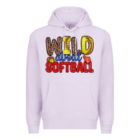 Lilac wild about softball Premium Hoodie - Zillion Design Studio