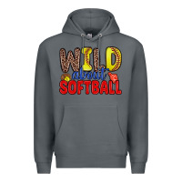 Rock wild about softball Premium Hoodie - Zillion Design Studio