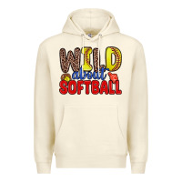 Sandshell wild about softball Premium Hoodie - Zillion Design Studio