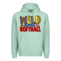 Seafoam wild about softball Premium Hoodie - Zillion Design Studio