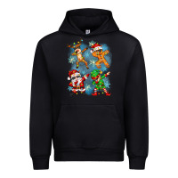 Foreset Green dabbing christmas Urban Hoodie - Zillion Design Studio
