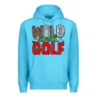 Ocean Blue wild about golf Premium Hoodie - Zillion Design Studio