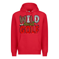 Red wild about golf Premium Hoodie - Zillion Design Studio