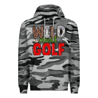 Slate Camo wild about golf Premium Hoodie - Zillion Design Studio