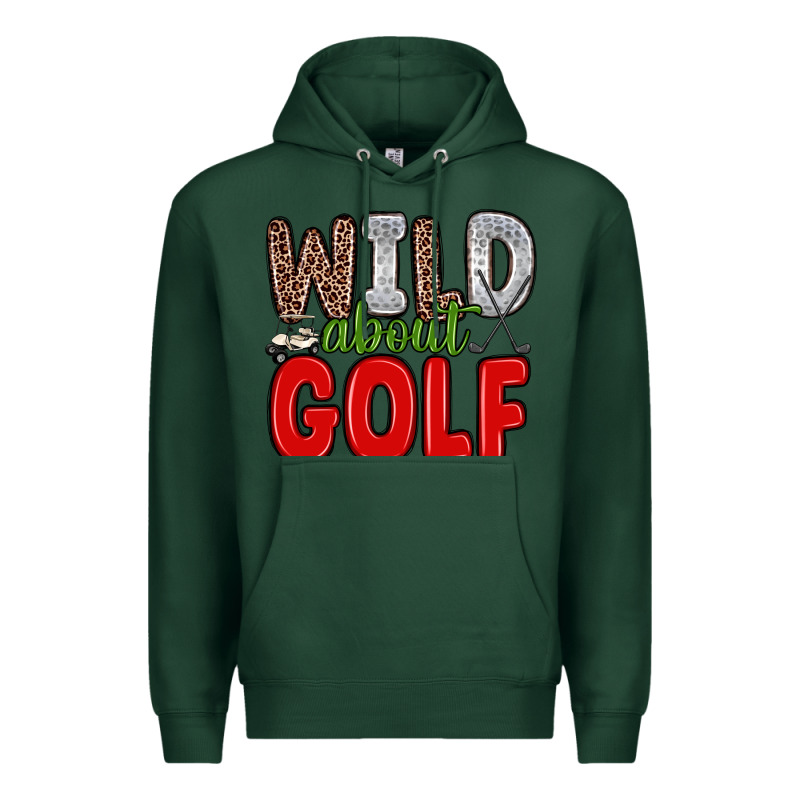 Wild About Golf Premium Hoodie by Zillion Design Studio | Teevron