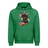 Emerald easter dachshund Urban Hoodie - RanaPortraitStore
