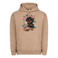 Pigment Burro easter dachshund Urban Hoodie - RanaPortraitStore