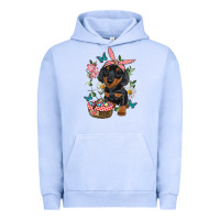 Pigment Grape Ice easter dachshund Urban Hoodie - RanaPortraitStore