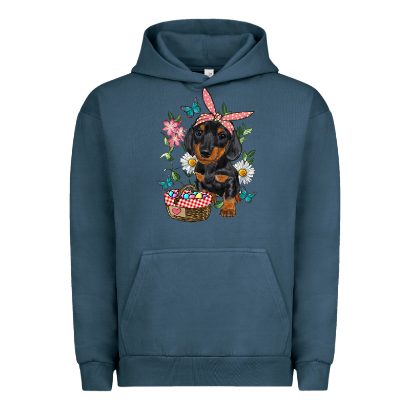 Easter Dachshund Urban Hoodie by RanaPortraitStore | Teevron