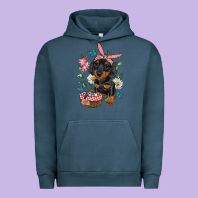 Urban Hoodie easter dachshund