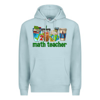 Blue Mist math teacher coffee cups Premium Hoodie - texasbilliewilder