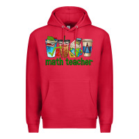Cardinal math teacher coffee cups Premium Hoodie - texasbilliewilder