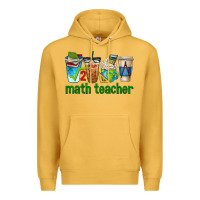 Mustard math teacher coffee cups Premium Hoodie - texasbilliewilder