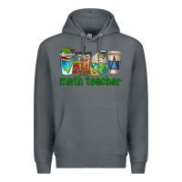Rock math teacher coffee cups Premium Hoodie - texasbilliewilder