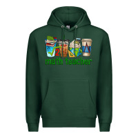 Sports Green math teacher coffee cups Premium Hoodie - texasbilliewilder
