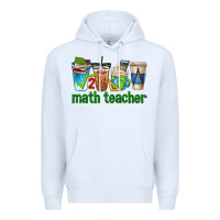 White math teacher coffee cups Premium Hoodie - texasbilliewilder