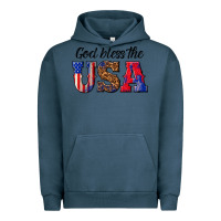 Pigment Midnight Navy god bless the usa Urban Hoodie - texasbilliewilder