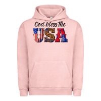 Pigment Salmon god bless the usa Urban Hoodie - texasbilliewilder