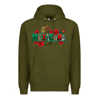 Army Green mexicana Premium Hoodie - texasbilliewilder