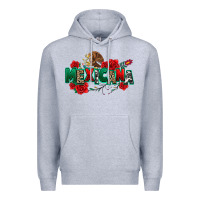Heather Grey mexicana Premium Hoodie - texasbilliewilder