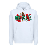 White mexicana Premium Hoodie - texasbilliewilder