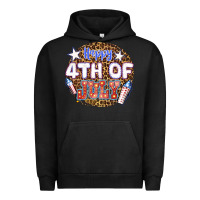 Pigment Black happy 4th of july billie wilder Urban Hoodie - texasbilliewilder