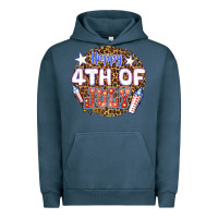 Pigment Midnight Navy happy 4th of july billie wilder Urban Hoodie - texasbilliewilder