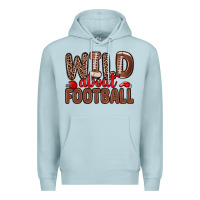 Blue Mist wild about football Premium Hoodie - Zillion Design Studio