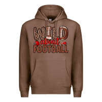 Chestnut wild about football Premium Hoodie - Zillion Design Studio