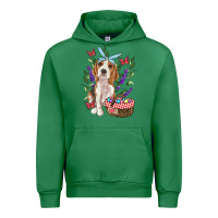 Emerald easter beagle Urban Hoodie - RanaPortraitStore