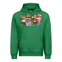 Emerald christmas cookie coffee cups Urban Hoodie - Zillion Design Studio