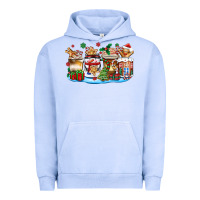 Pigment Grape Ice christmas cookie coffee cups Urban Hoodie - Zillion Design Studio