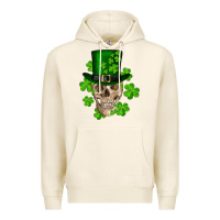Tofu st. patrick's day skull Premium Hoodie - RanaPortraitStore