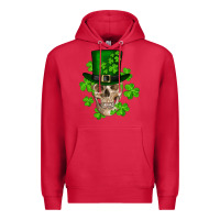 Cardinal st. patrick's day skull Premium Hoodie - RanaPortraitStore