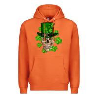 Carrot st. patrick's day skull Premium Hoodie - RanaPortraitStore