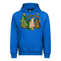 Cobalt tis the season christmas cake Urban Hoodie - Zillion Design Studio