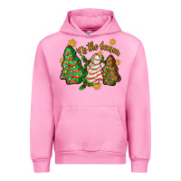 Fuchsia Pink tis the season christmas cake Urban Hoodie - Zillion Design Studio