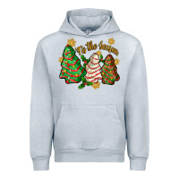 Heather Grey tis the season christmas cake Urban Hoodie - Zillion Design Studio