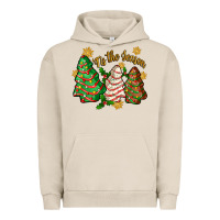 Pigment French Oak tis the season christmas cake Urban Hoodie - Zillion Design Studio