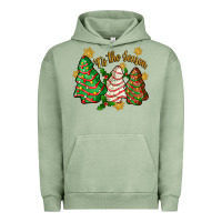 Pigment Oil Green tis the season christmas cake Urban Hoodie - Zillion Design Studio